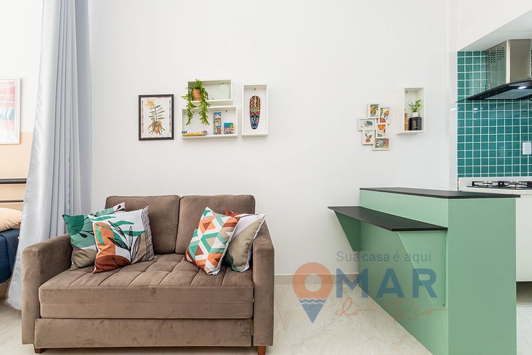 Studio 60m from Copacabana Beach | AS 76/810