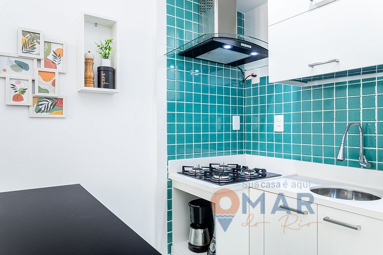 Studio a 60m da Praia de Copacabana | AS 76/810
