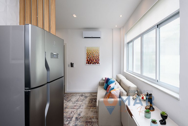 Moderno Quarto & Sala em Copacabana | MFB 76/203