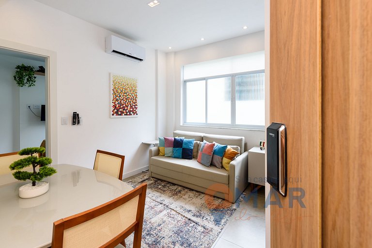 Moderno Quarto & Sala em Copacabana | MFB 76/203