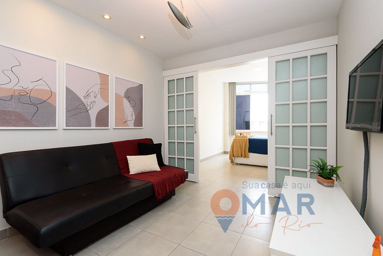 Studio a 140m da Praia de Copacabana | DF 125/1212