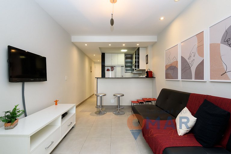 Studio a 140m da Praia de Copacabana | DF 125/1212