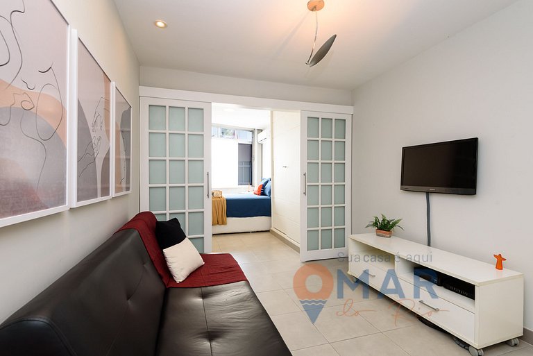 Studio a 140m da Praia de Copacabana | DF 125/1212
