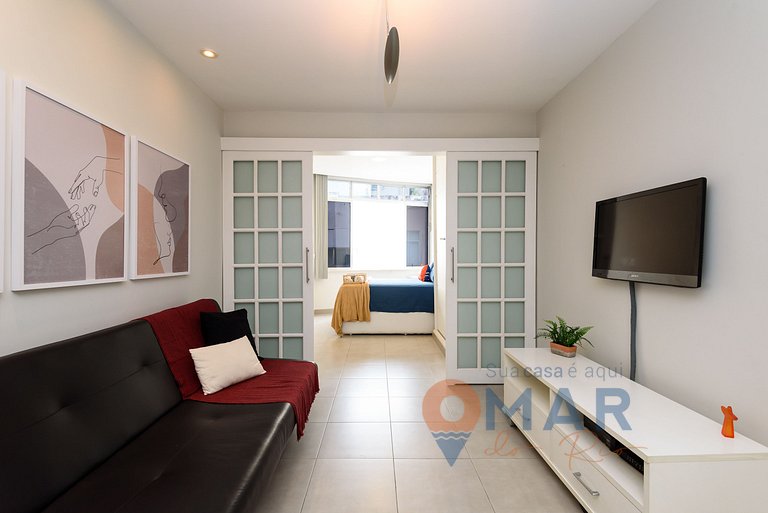 Cozy Studio 140m from Copacabana Beach | DF 125/1212