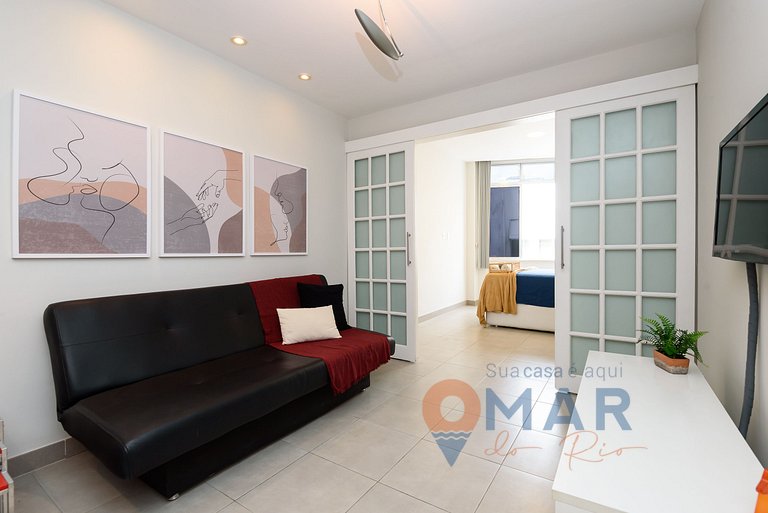 Studio a 140m da Praia de Copacabana | DF 125/1212