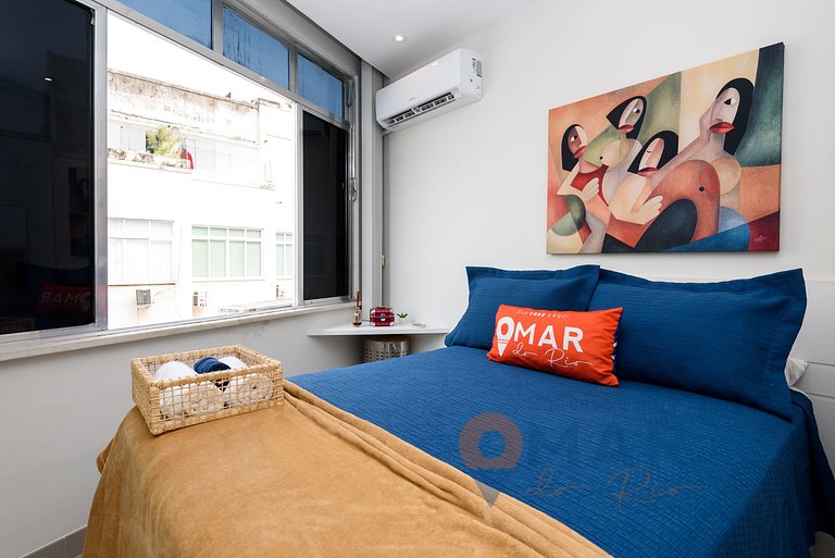 Studio a 140m da Praia de Copacabana | DF 125/1212