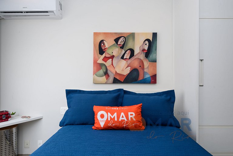 Studio a 140m da Praia de Copacabana | DF 125/1212