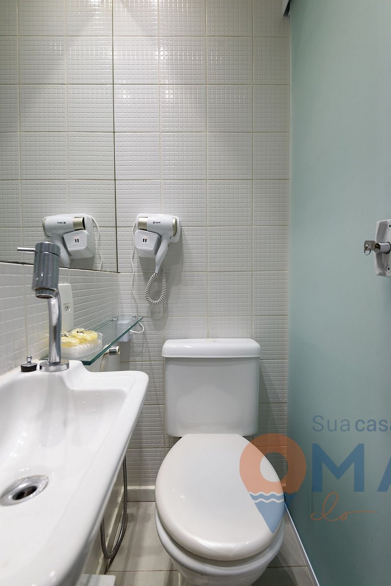 Cozy Studio 140m from Copacabana Beach | DF 125/1212