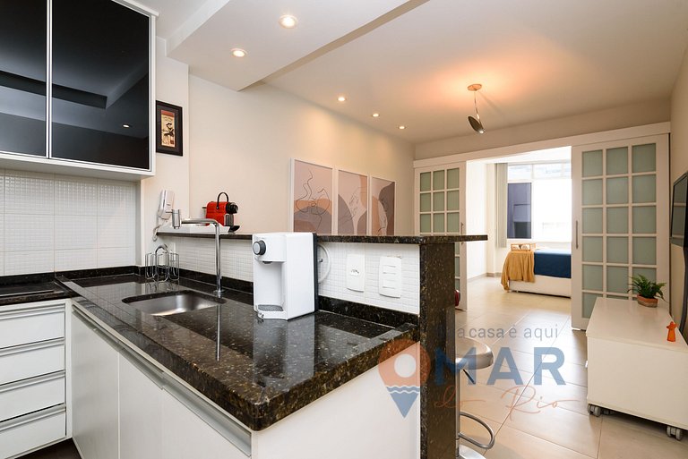 Cozy Studio 140m from Copacabana Beach | DF 125/1212