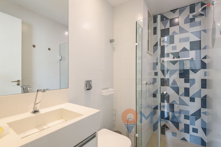 Moderno apartamento a 50m da Praia | PF 19/1004