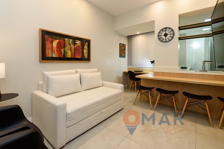 Moderno apartamento a 50m da Praia | PF 19/1004