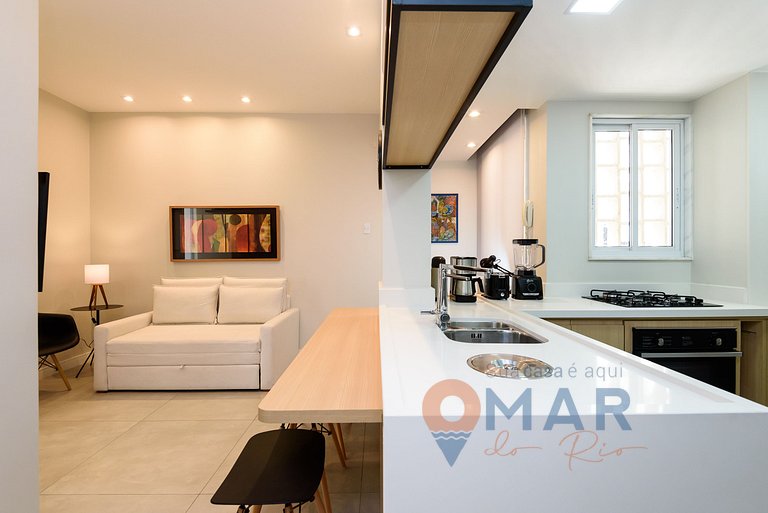 Moderno apartamento a 50m da Praia | PF 19/1004