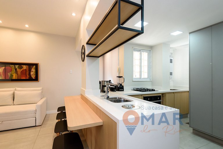 Moderno apartamento a 50m da Praia | PF 19/1004