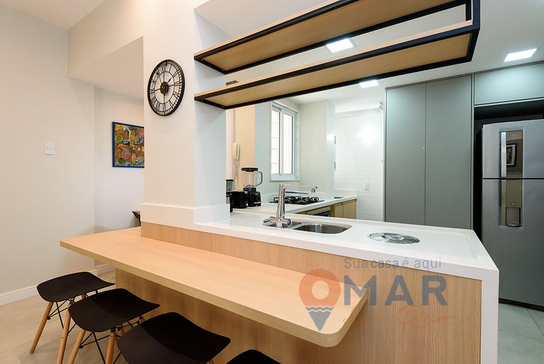 Moderno apartamento a 50m da Praia | PF 19/1004