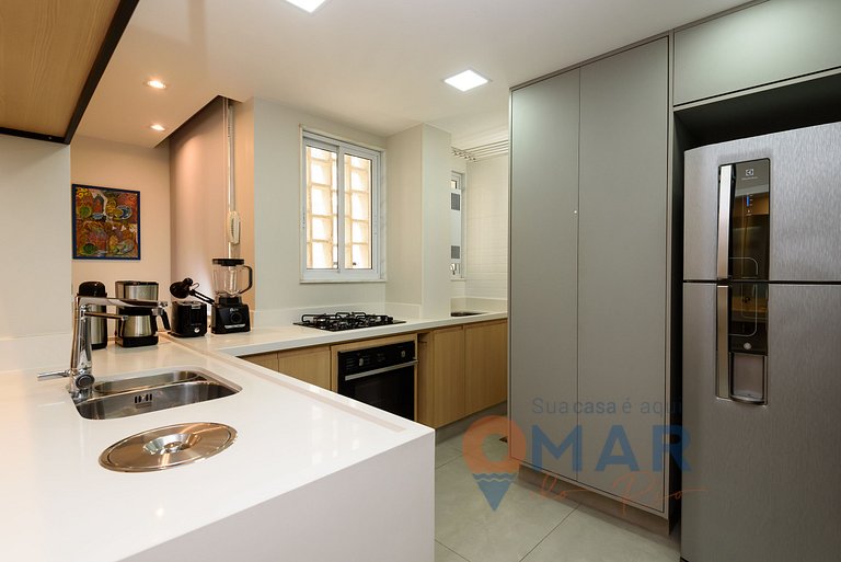 Moderno apartamento a 50m da Praia | PF 19/1004