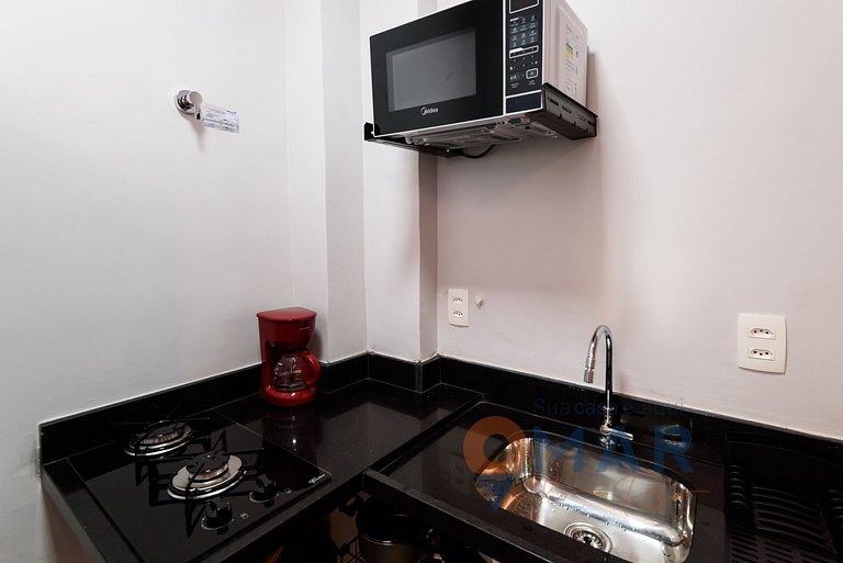 Apartamento decorado a 200m da Praia | NSC 782/407
