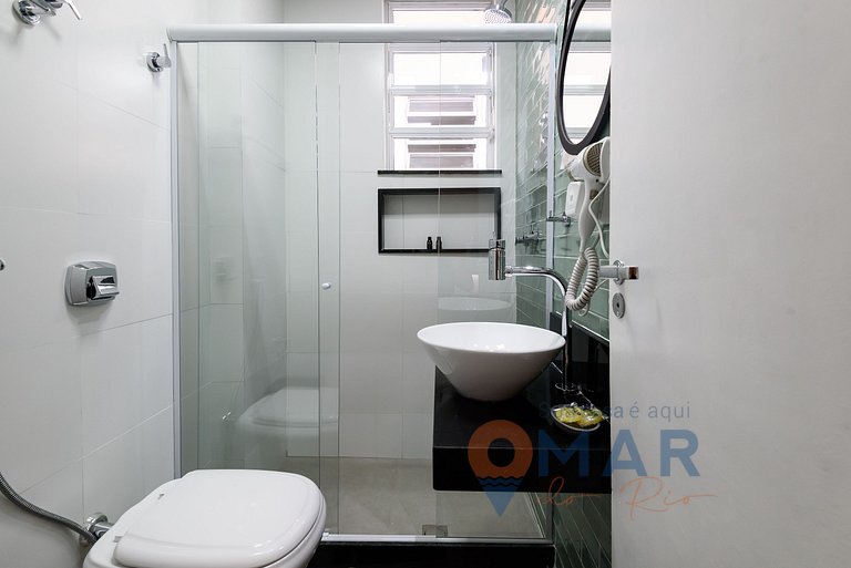 Apartamento decorado a 200m da Praia | NSC 782/407