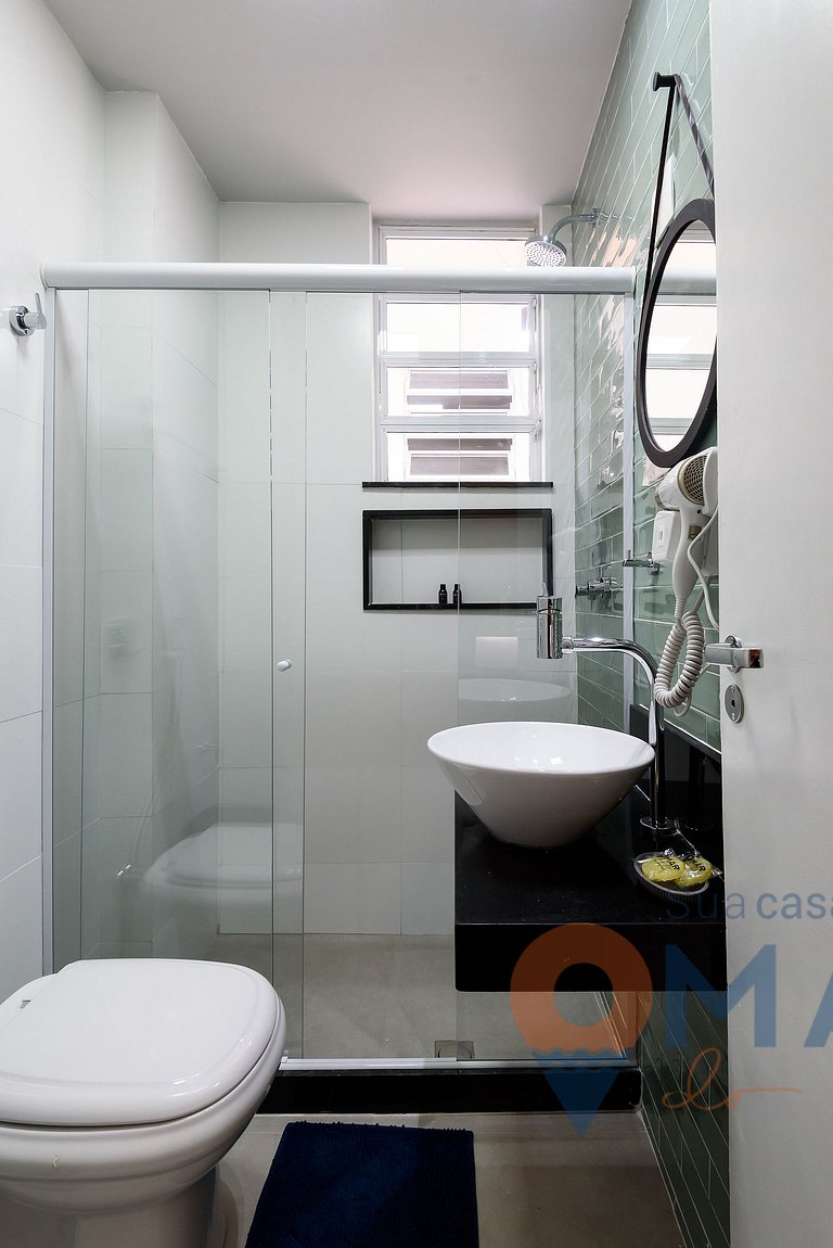 Apartamento decorado a 200m da Praia | NSC 782/407