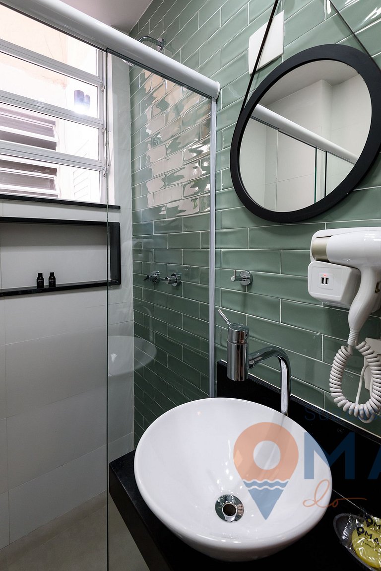 Apartamento decorado a 200m da Praia | NSC 782/407