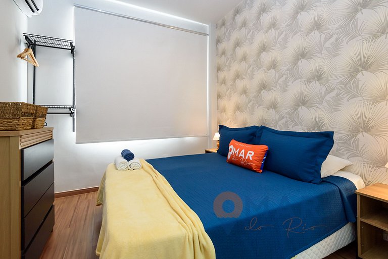 Apartamento decorado a 200m da Praia | NSC 782/407
