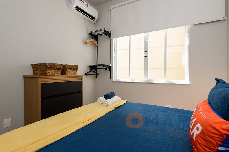 Apartamento decorado a 200m da Praia | NSC 782/407