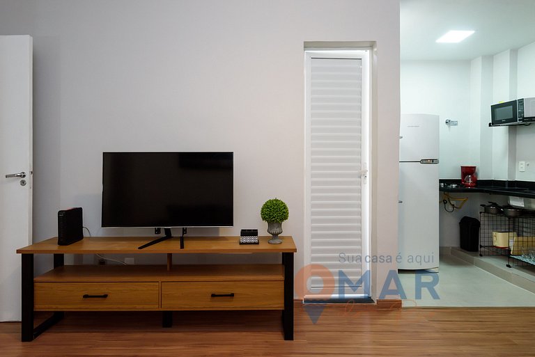 Apartamento decorado a 200m da Praia | NSC 782/407