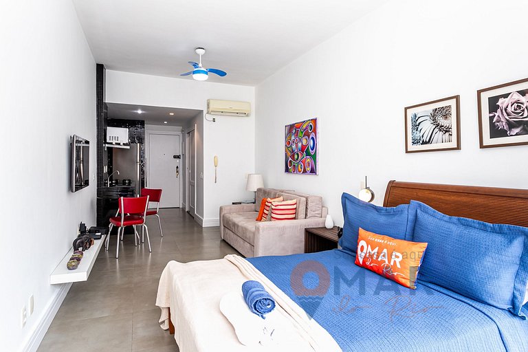 Estudio a 120 metros de la playa de Copacabana | PJ 160/1103