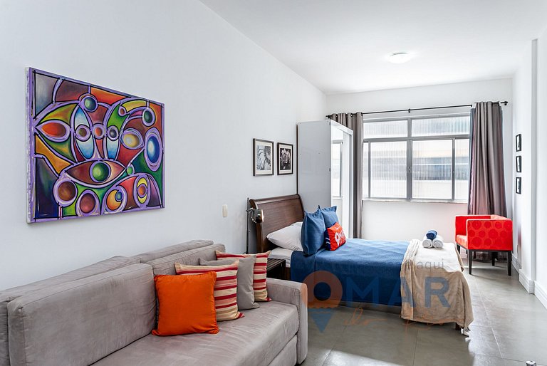 Studio a 120m da Praia de Copacabana | PJ 160/1103