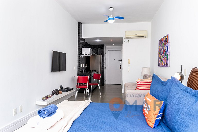 Estudio a 120 metros de la playa de Copacabana | PJ 160/1103