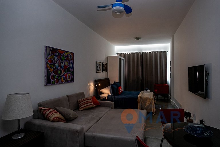 Studio a 120m da Praia de Copacabana | PJ 160/1103