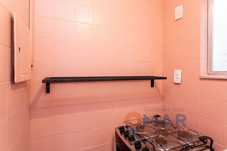 Quarto&Sala a 550m da Praia de Ipanema | PFA58/804