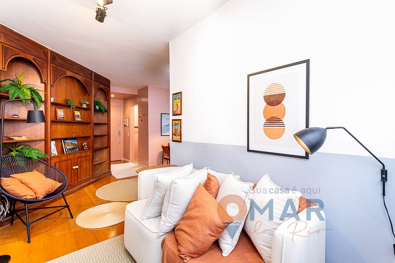 Bedroom & Living Room 550m from Ipanema Beach | PFA58/804
