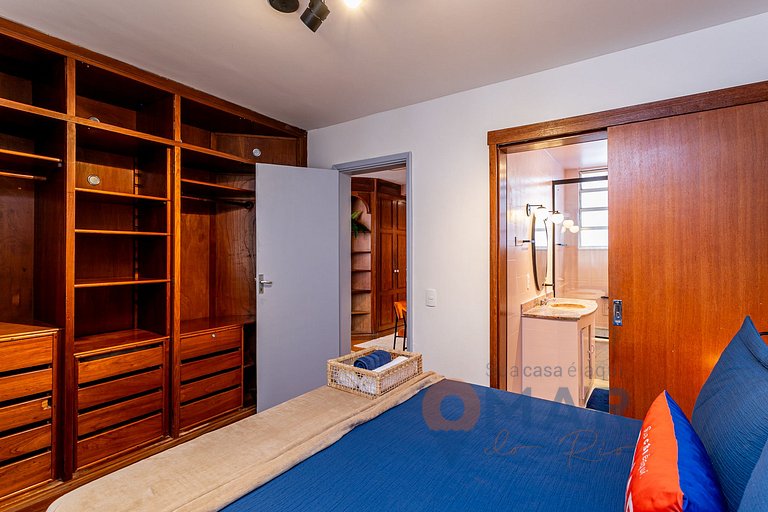 Quarto&Sala a 550m da Praia de Ipanema | PFA58/804
