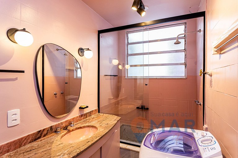 Quarto&Sala a 550m da Praia de Ipanema | PFA58/804