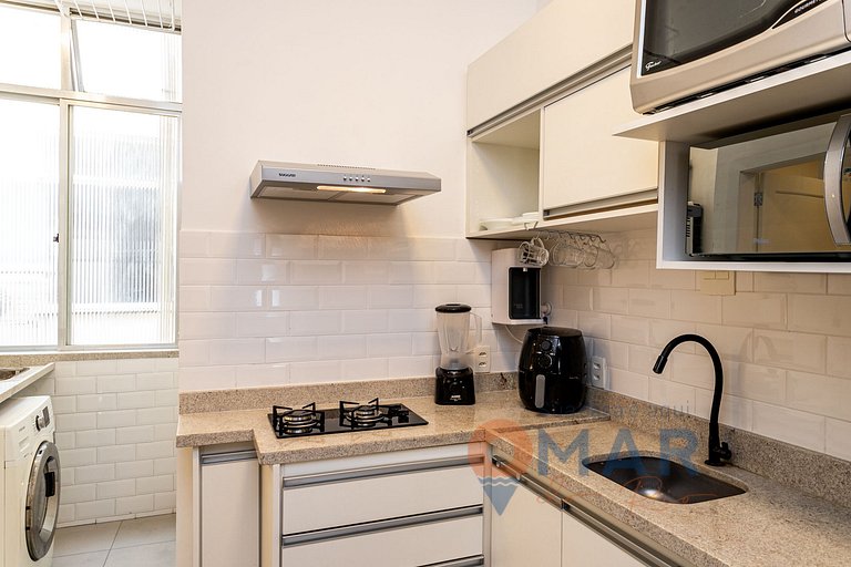 2 Quartos em Ipanema a 300m da Praia | VP 306/704