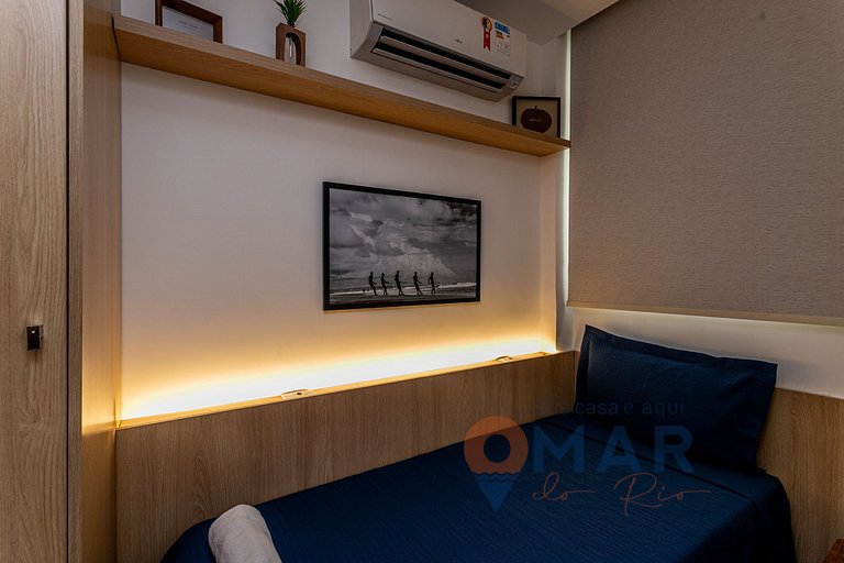2 Quartos em Ipanema a 300m da Praia | VP 306/704