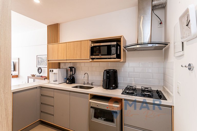 Apartamento Moderno a 300m da Praia | RPU 326/702