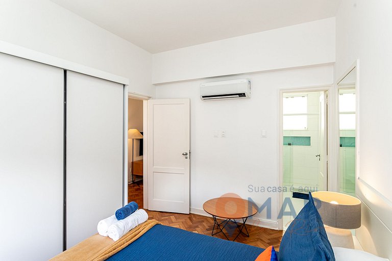 Quarto&Sala a 350m da Praia de Ipanema | VP145/802