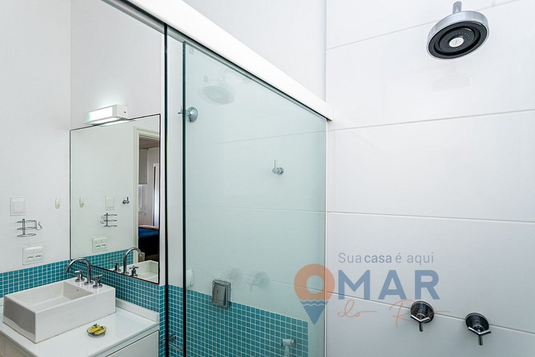 Quarto&Sala a 350m da Praia de Ipanema | VP145/802