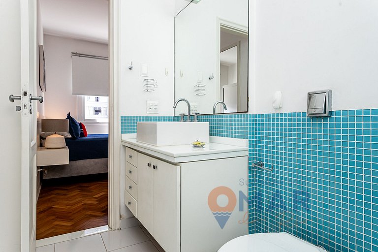 BDR&LivingRoom 350m from Ipanema Beach | VP145/802
