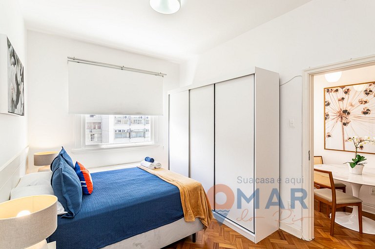 Quarto&Sala a 350m da Praia de Ipanema | VP145/802