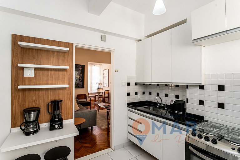 Quarto&Sala a 350m da Praia de Ipanema | VP145/802