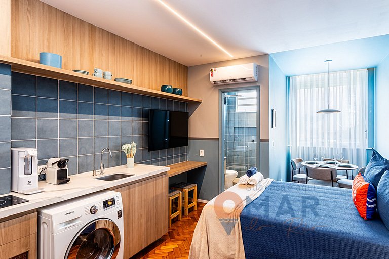 Modern Studio 260m from Leblon Beach | AE 88/505
