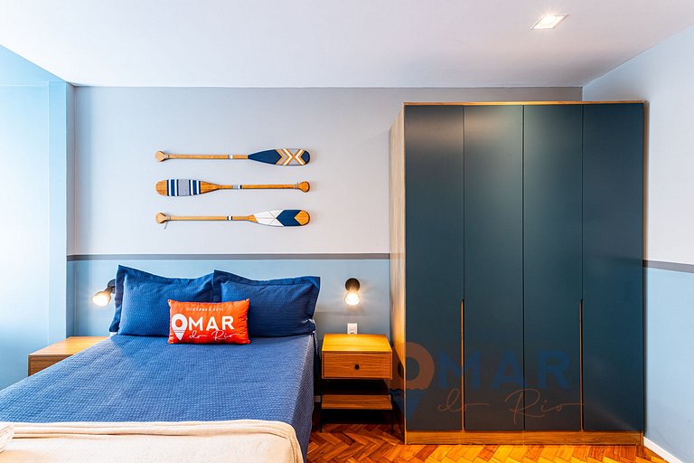 Estudio Moderno a 260m de la playa de Leblon | AE 88/505