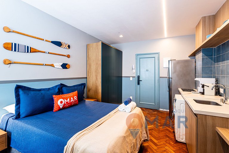 Modern Studio 260m from Leblon Beach | AE 88/505