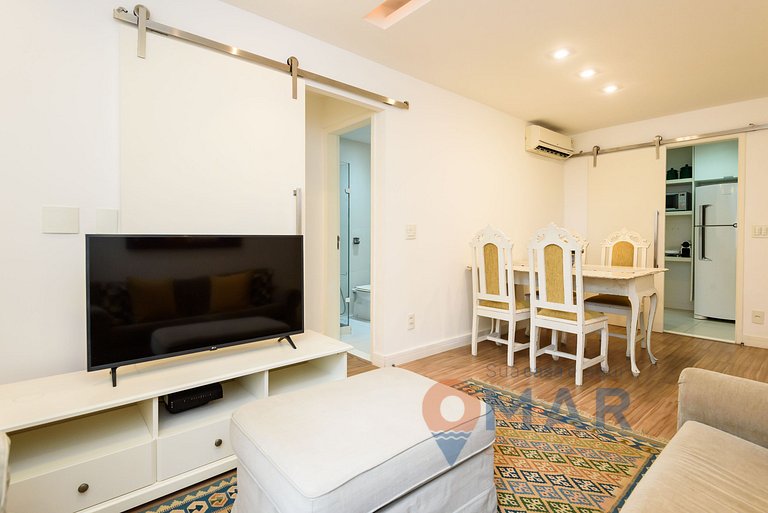 Quarto e Sala a 100m da Praia | BL 34/501