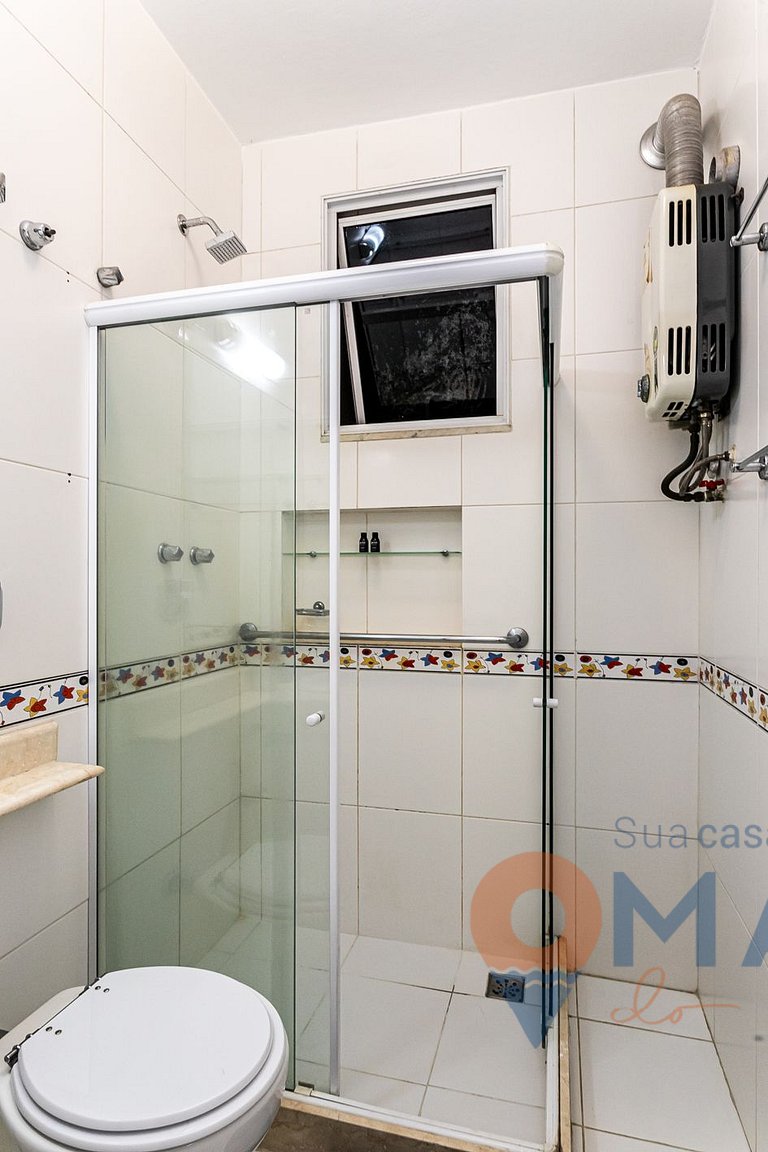Moderno Qto&Sala a 170m da Praia | NSC 1017/808