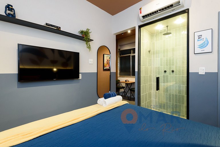 Mini estudio moderno a 50 metros de la playa | AS 127/202B