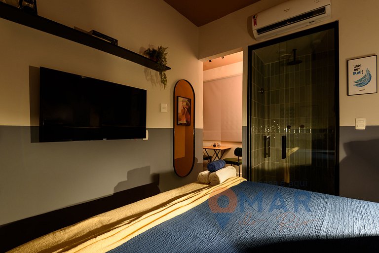 Mini estudio moderno a 50 metros de la playa | AS 127/202B