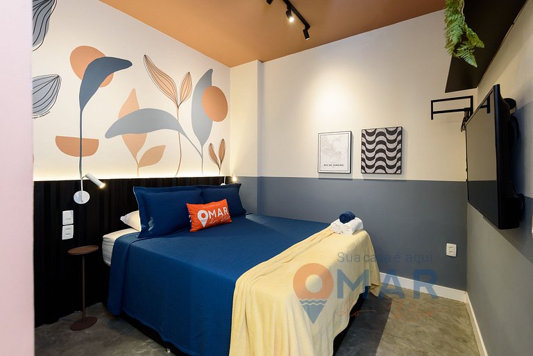Mini Studio Moderno a 50m da Praia | AS 127/202B